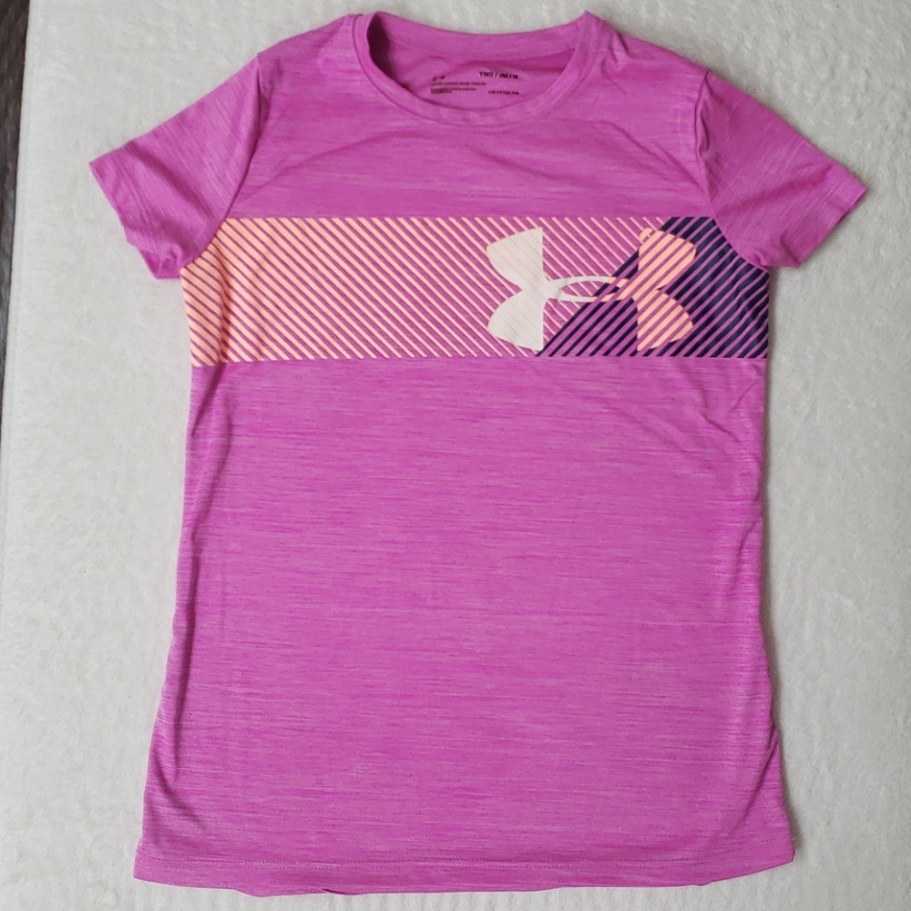 Under Armour girls YMD/JM heatgear loose fit